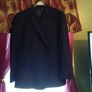 Men's Blue suit size 56 long,  pants 48
